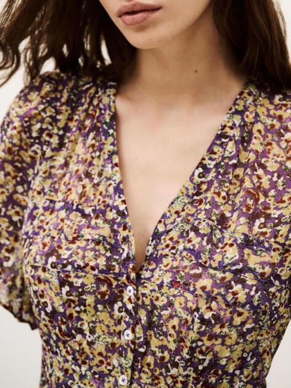 Ba&sh LARIOL short-sleeved dress - Picture 2 of 14
